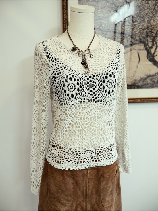 Topshop Tops - ✨ TOPSHOP vintage crochet top doesn't